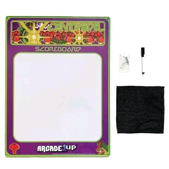 Arcade1up Centipede Dry Erase Metal Scoreboard New In Box Game Room Decor - Picture 1 of 6